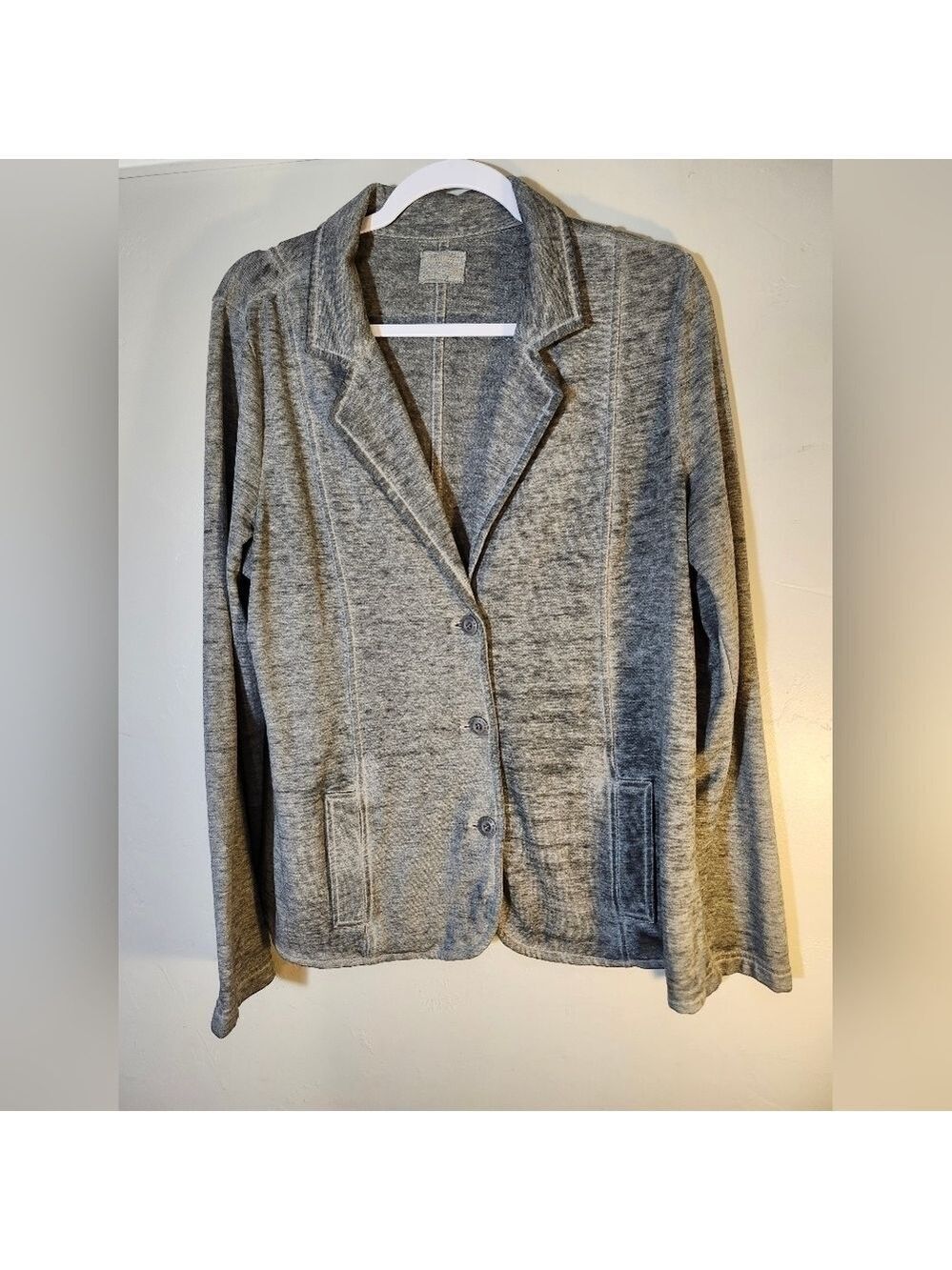 Ruff Hewn lightweight gray jacket cotton blend sz L